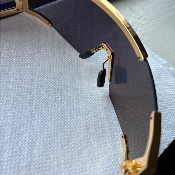 Balmain Black and Gold Flèche Sunglasses - Picture 8 of 12